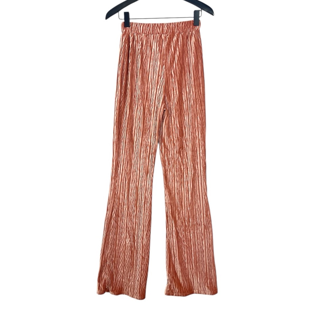 NWT Michael Costello x REVOLVE Rosana Pant in Mauve Size XS Flare leg Pull on - Picture 6 of 6